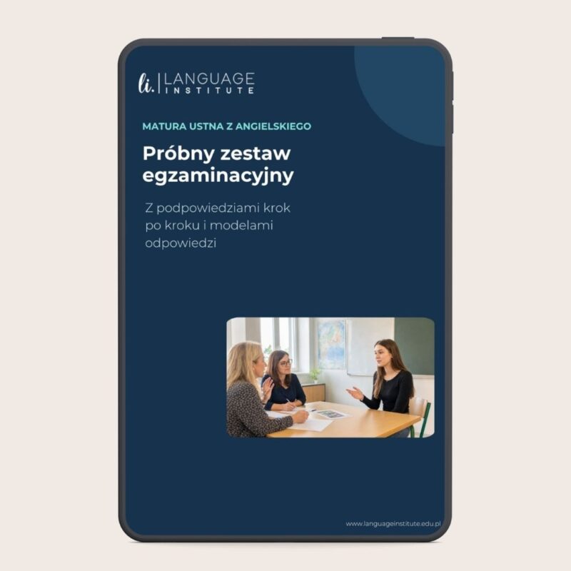 Matura ustna z angielskiego - bezpłatny próbny zestaw PDF z podpowiedziami