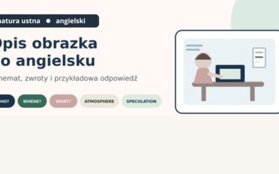 Opis obrazka po angielsku na maturze ustnej – schemat, zwroty i przykładowa odpowiedź