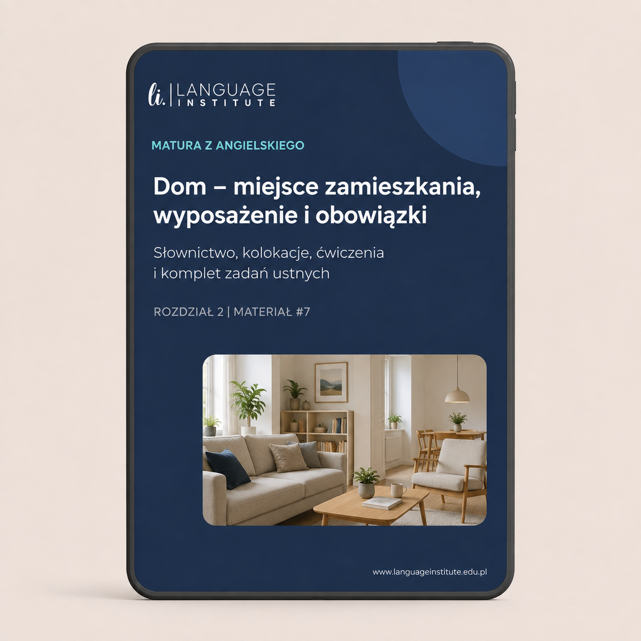 Materiał maturalny #7 Dom po angielsku – miejsce zamieszkania, wyposażenie i obowiązki