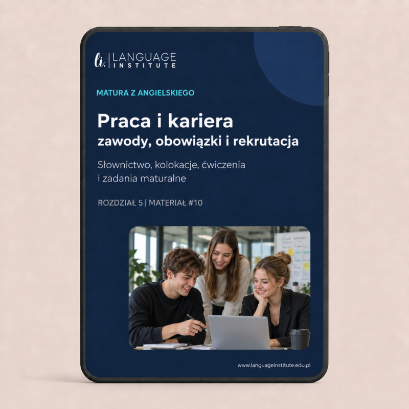 Praca i kariera po angielsku – materiał maturalny PDF nr 10